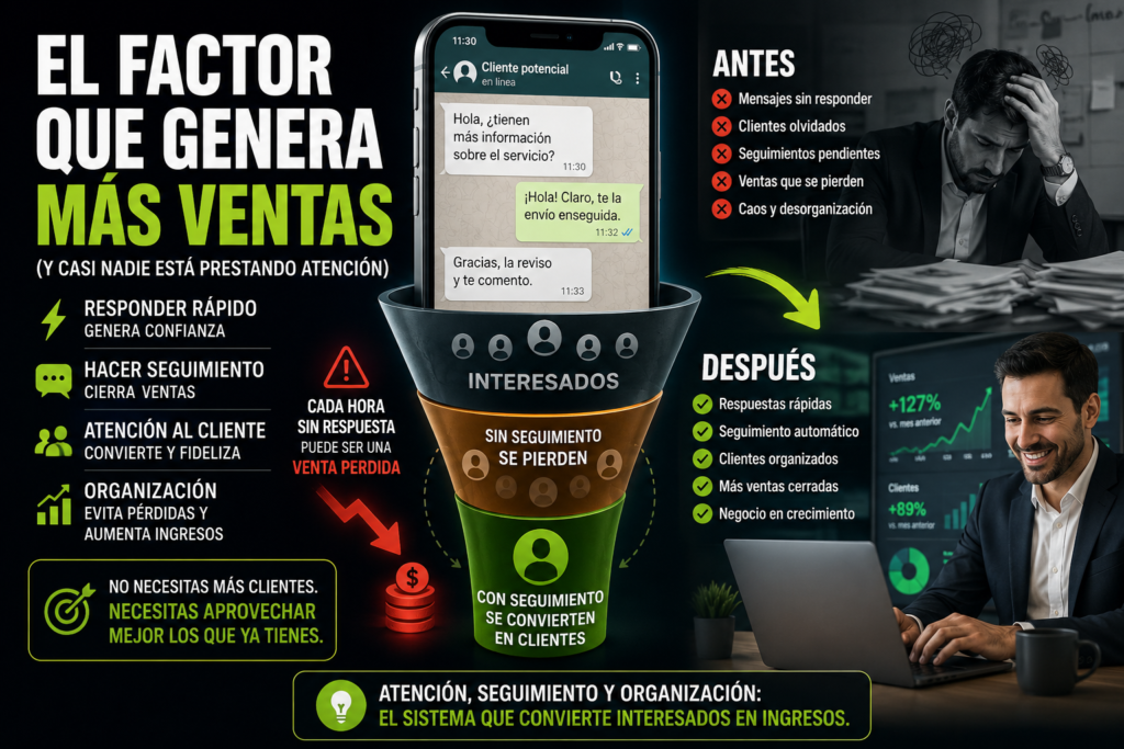 La importancia de seguimiento